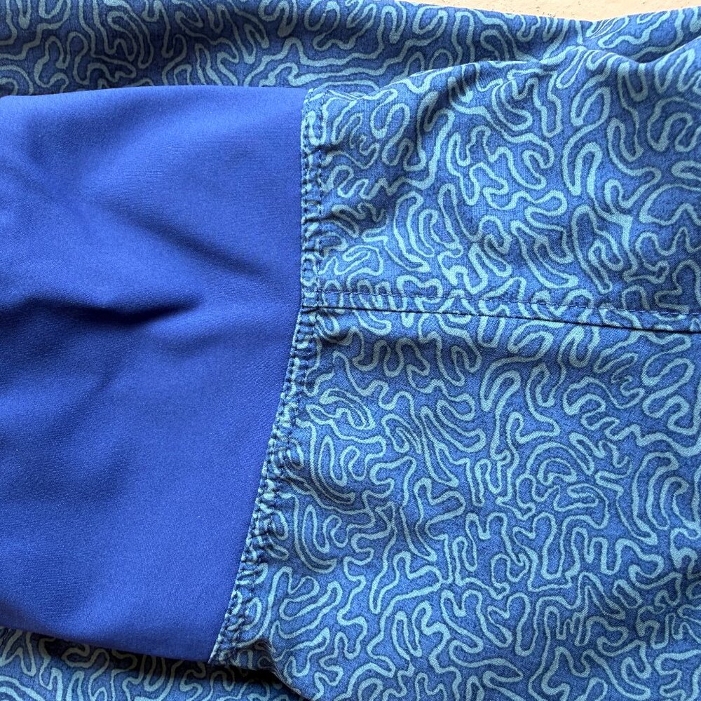 $47 Women's Tyrolean Bike Shorts  9½" Journeys: Sound Blue Size 6 - Picture 6 of 6